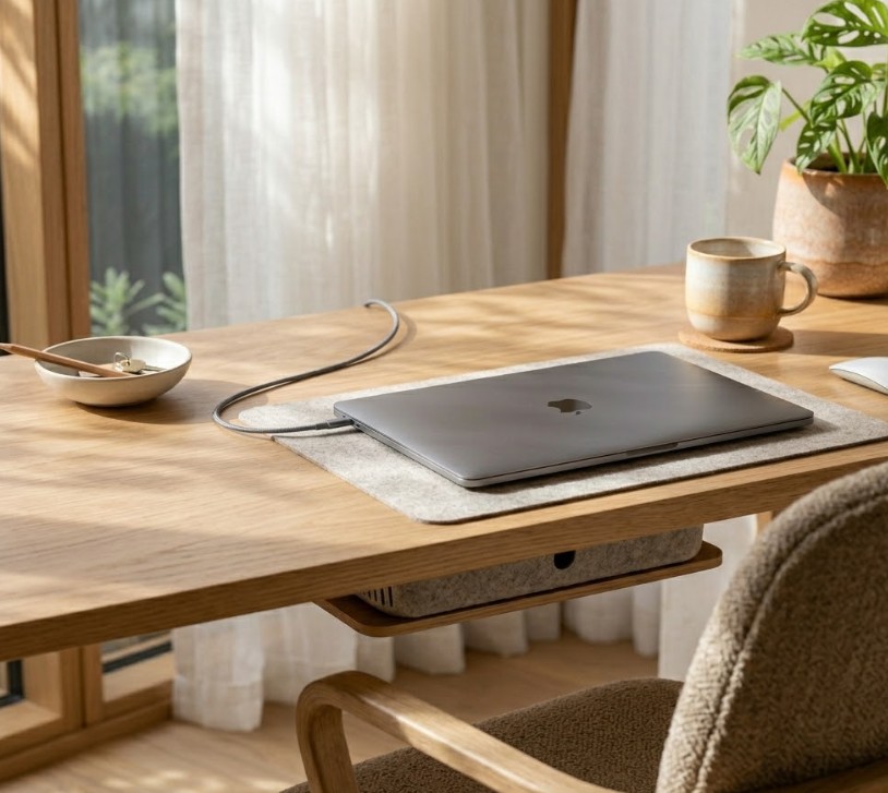 3. Penyimpanan Efektif & Solusi Kabel yang Tersembunyi