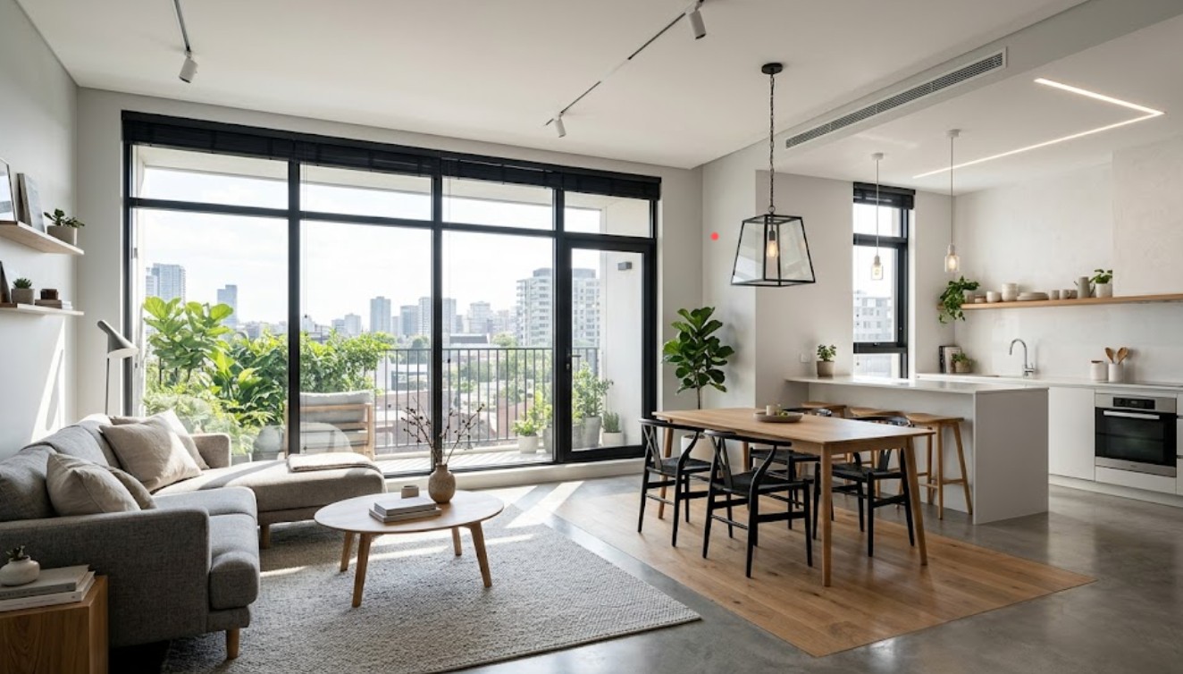 4. Open-Space Living (Tanpa Sekat)