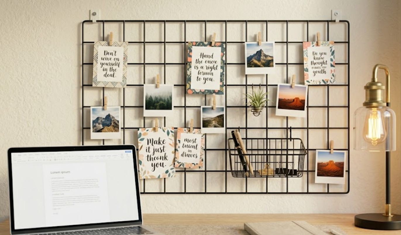 5. Gunakan Grid Wall untuk Personalisasi