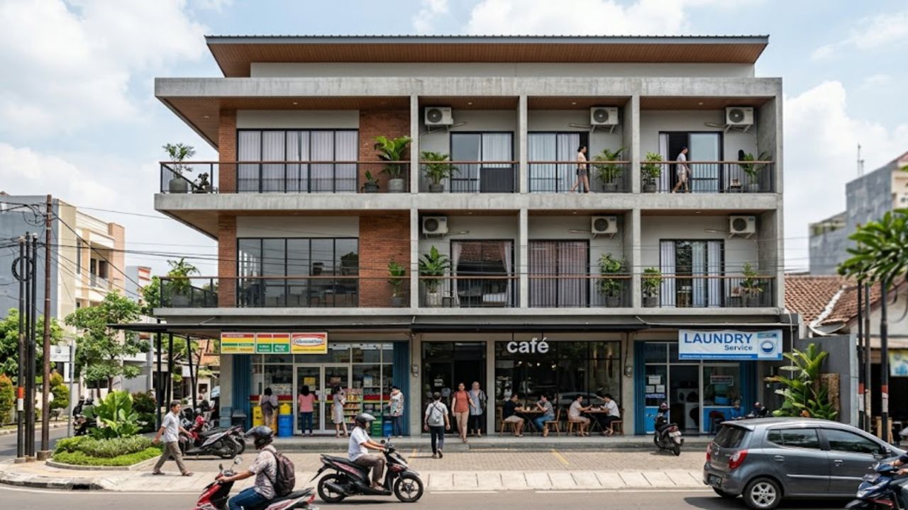 Ilustrasi aset properti produktif