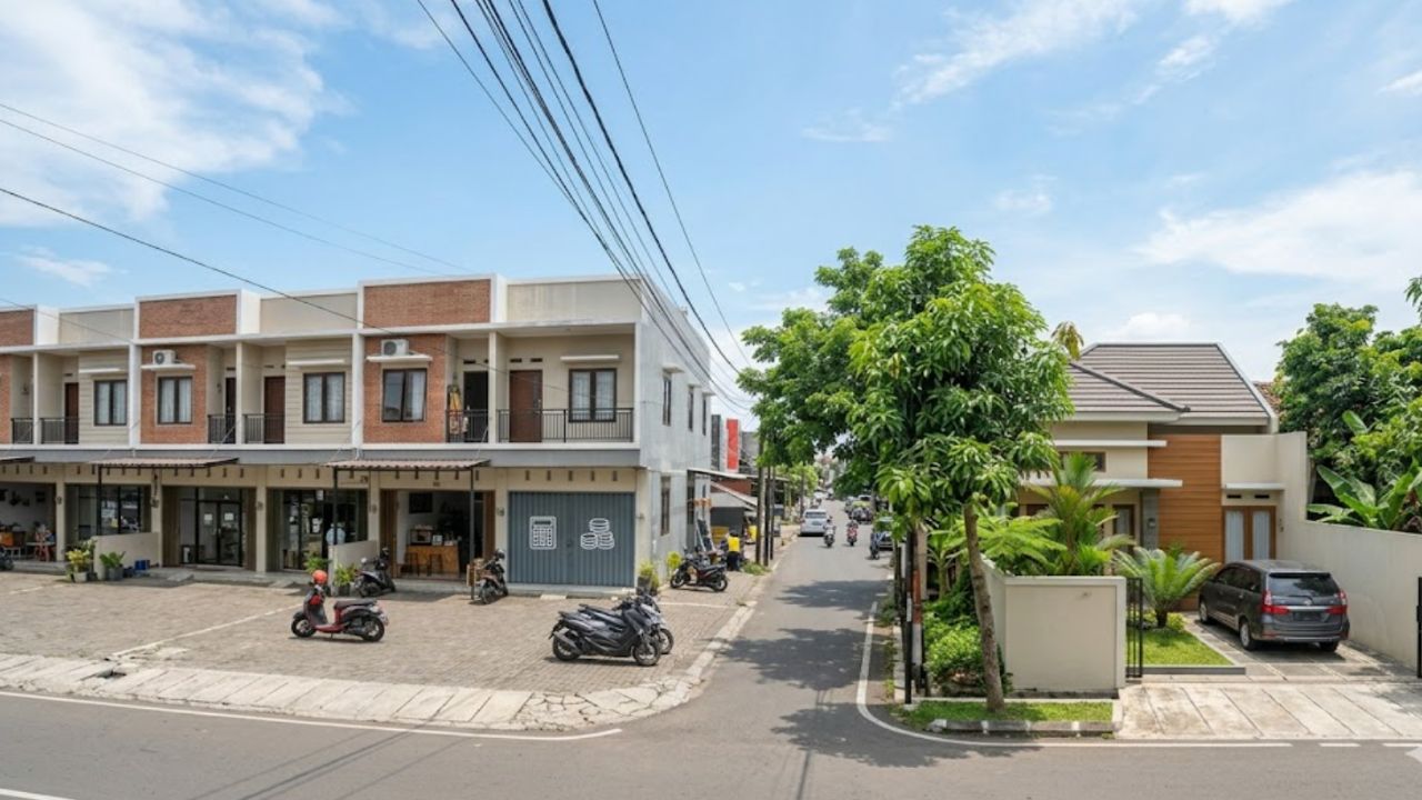 desain ruang keluarga menyatu dengan ruang makan type 36