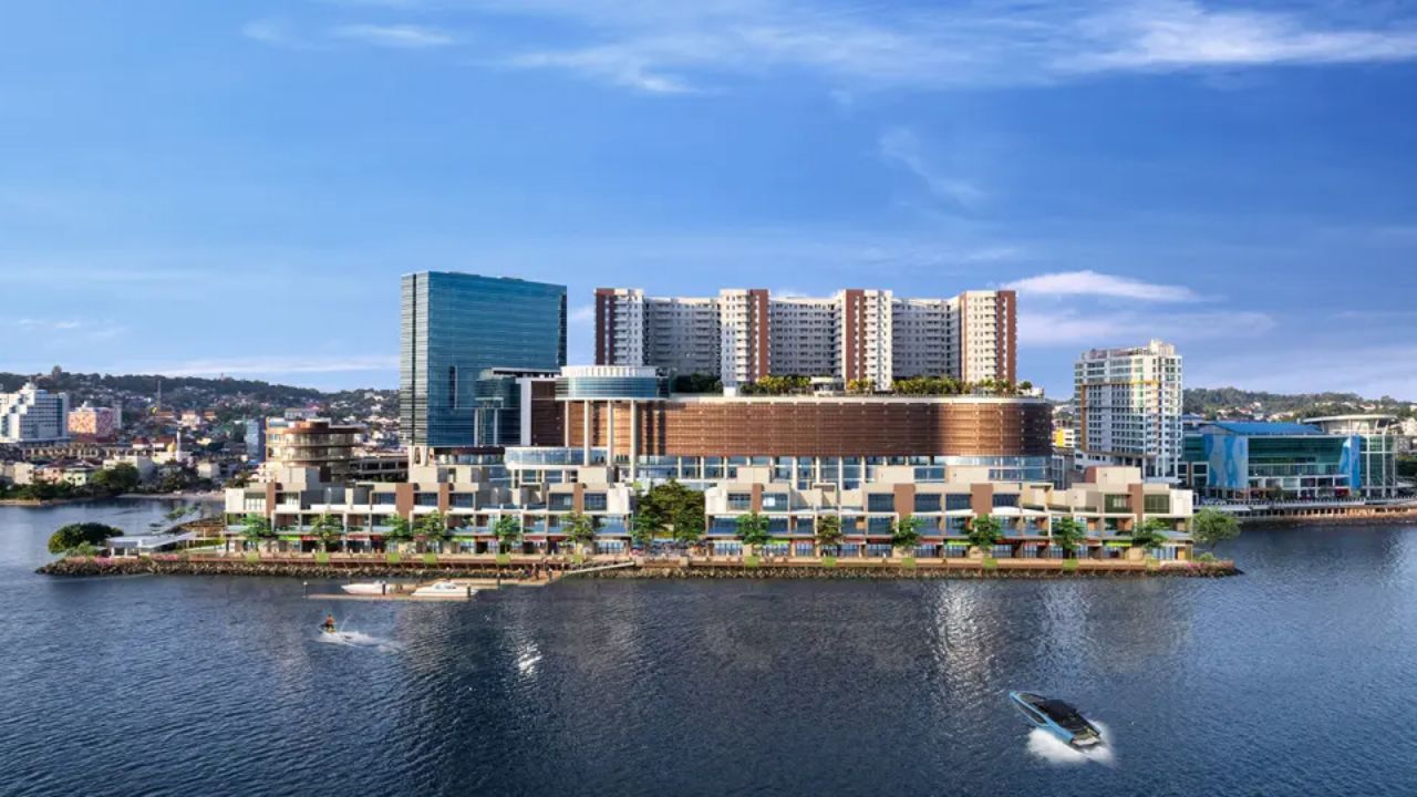 Penampakan Borneo Bay City dari jauh