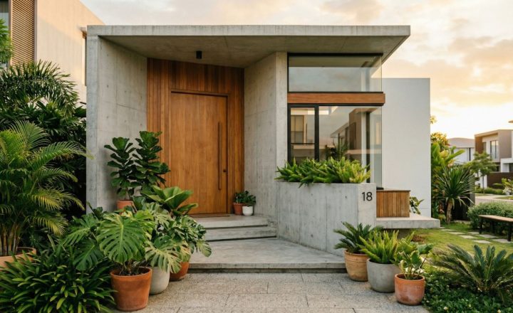 Tampak depan rumah gen z