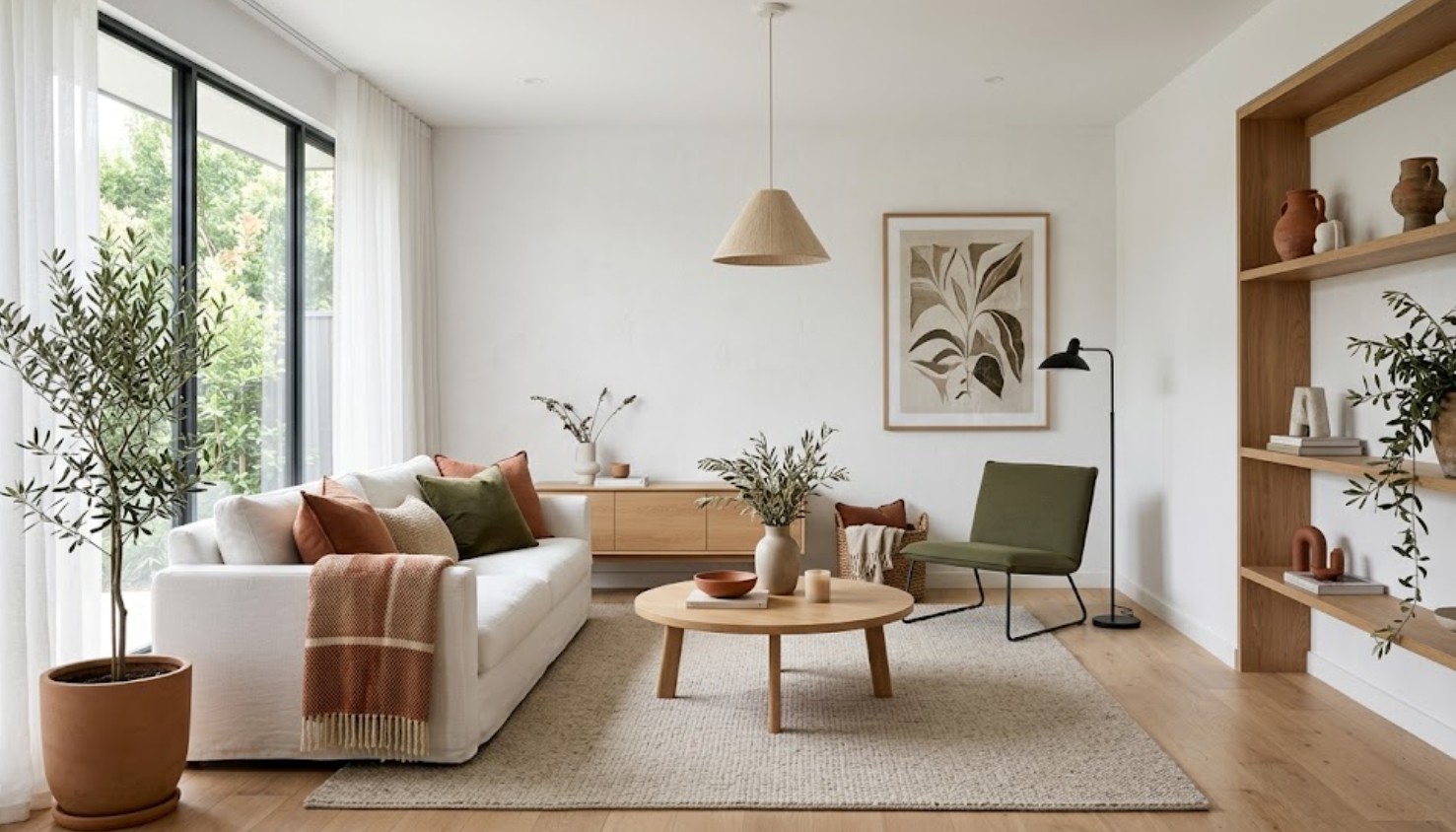 1. Palet Warna Netral dengan Sentuhan Earth Tone