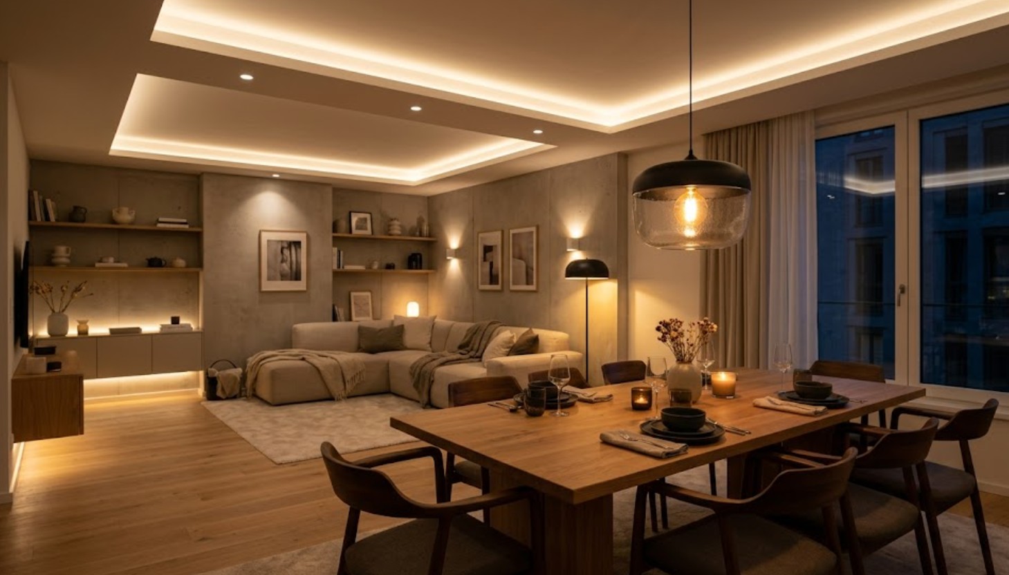 2. Pencahayaan Berlapis (Layered Lighting) untuk Memberikan Kedalaman
