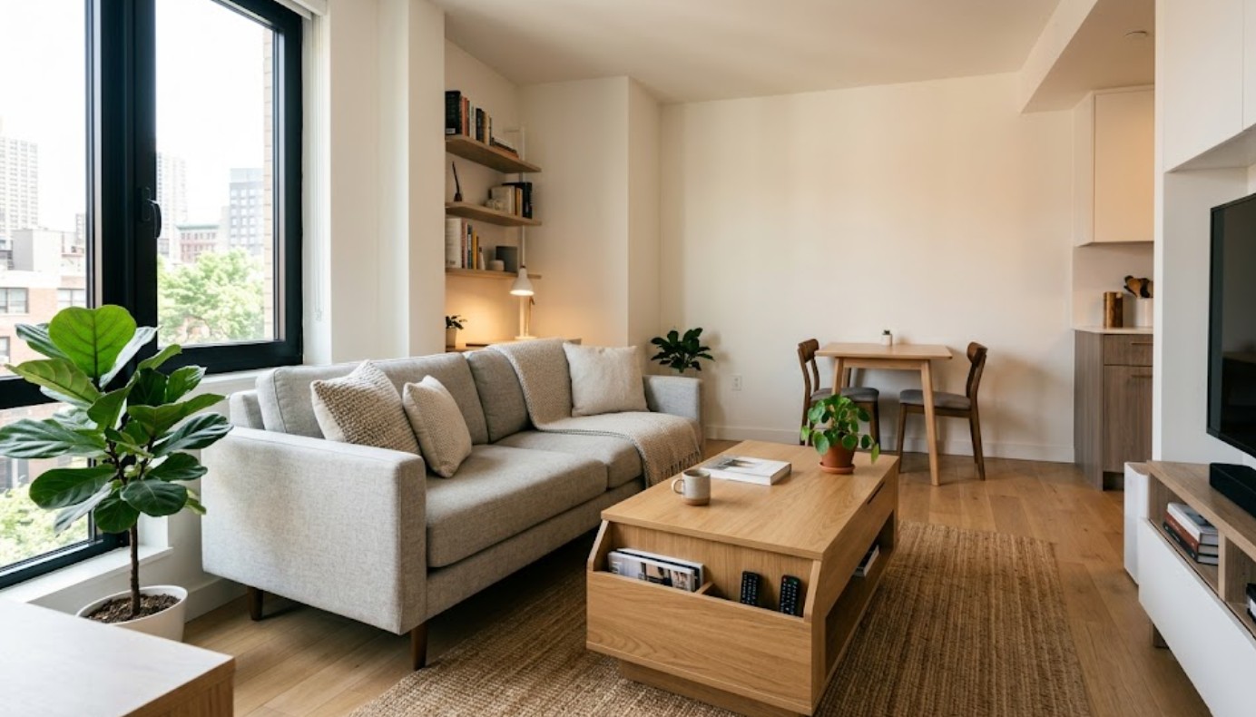 5. Pilih Furnitur Cerdas dan Multifungsi