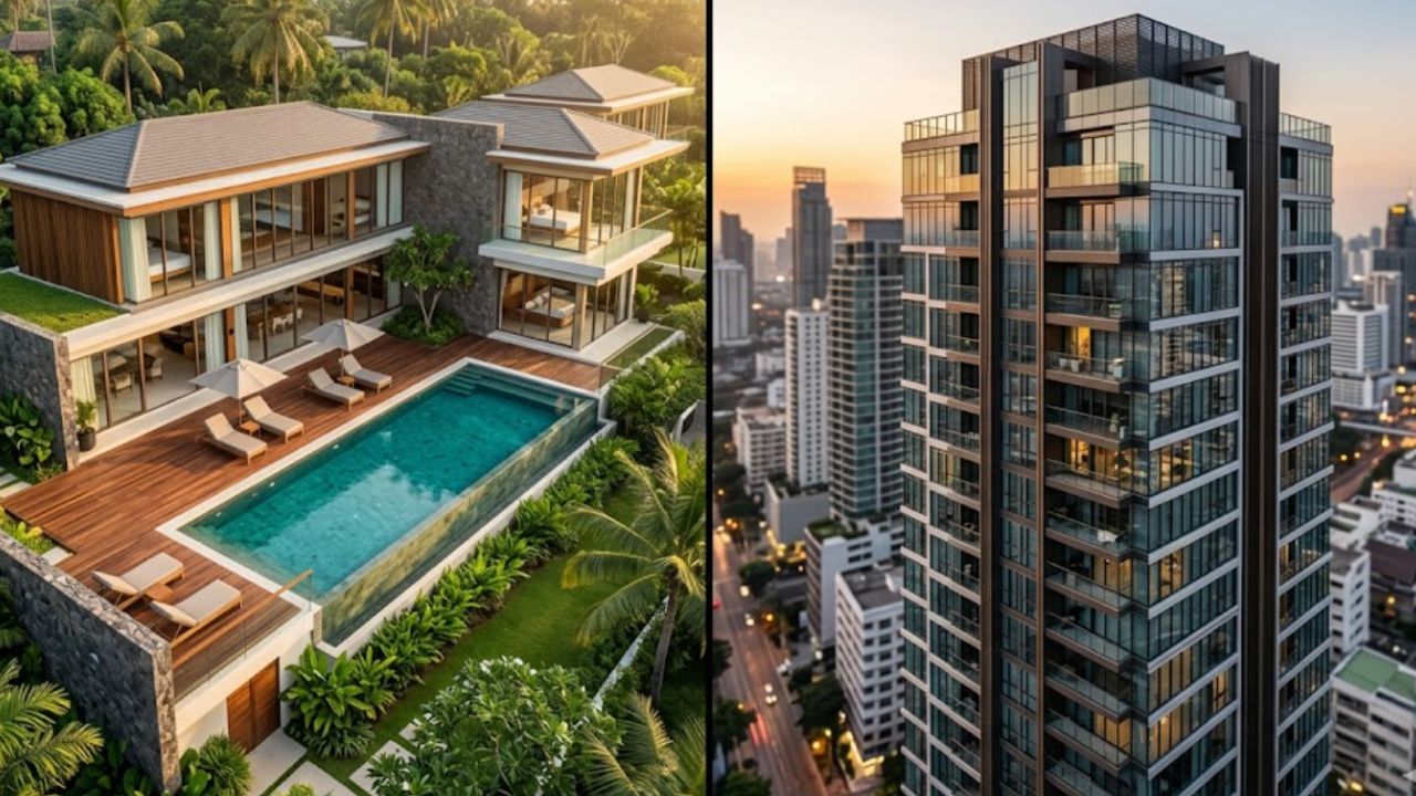 Investasi villa atau apartemen