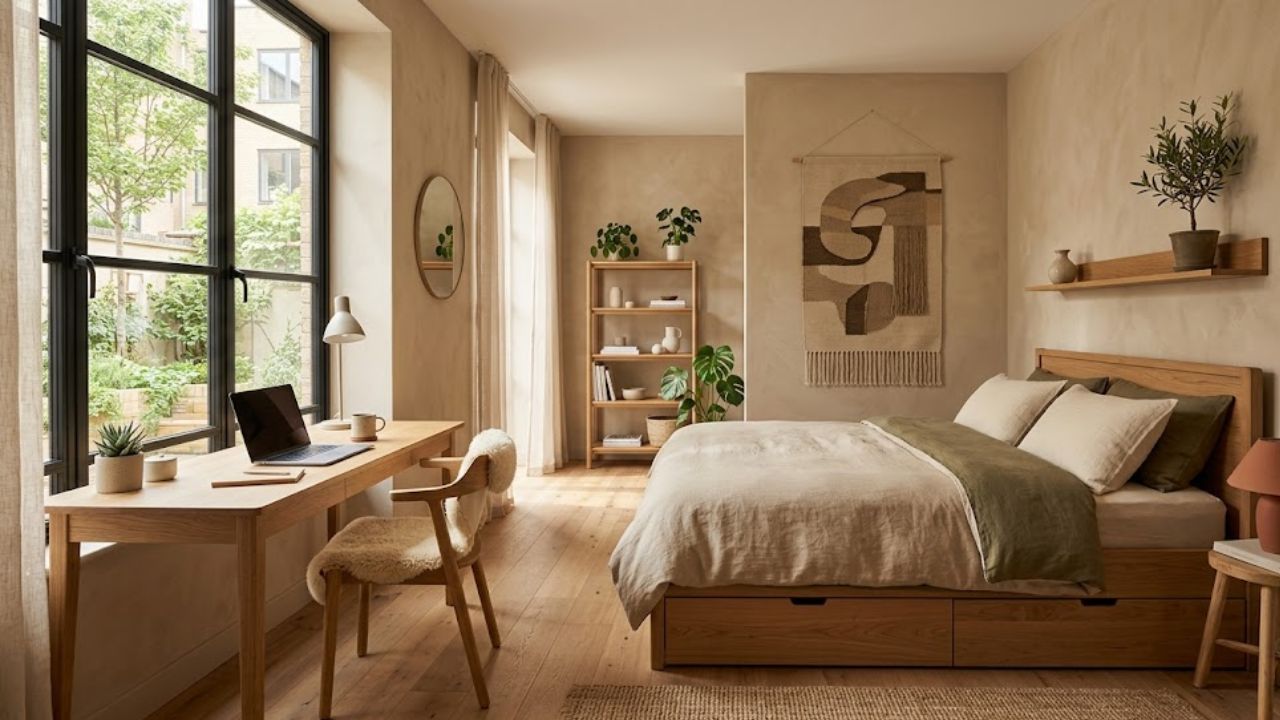 2. Dominasi Elemen Kayu dan Earth Tone