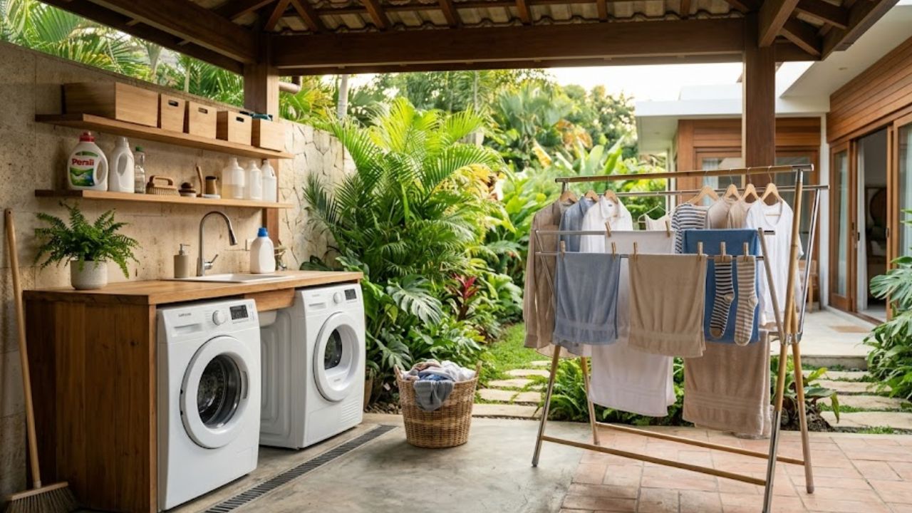 2. Laundry Room Semi-Outdoor