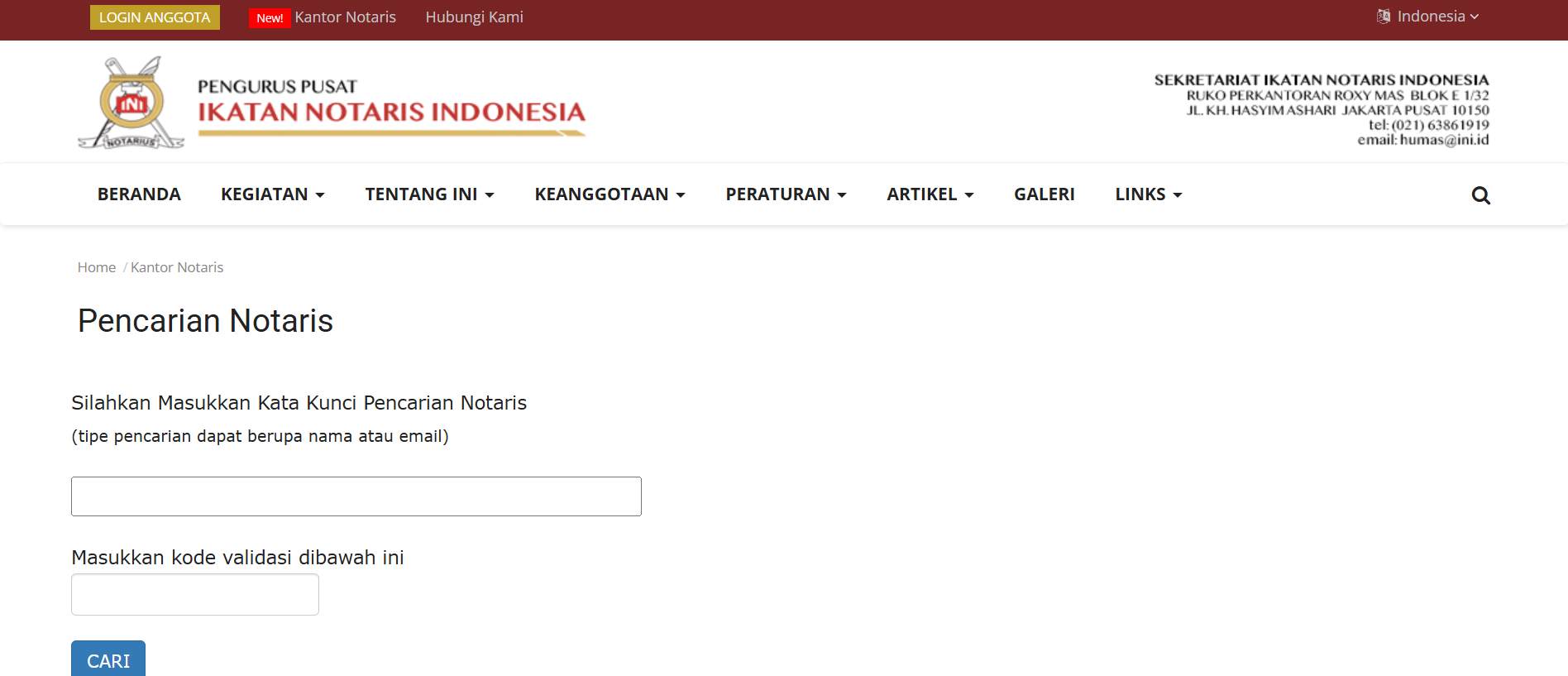 Cek Notaris PPAT Online Cek Notaris PPAT Online