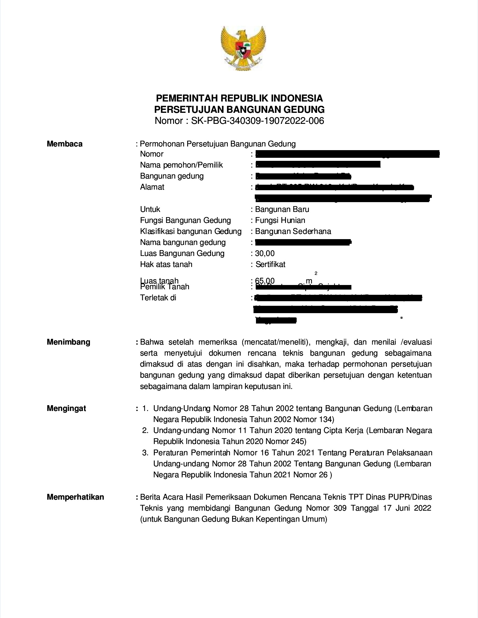 contoh pbg yang sudah jadi contoh pbg yang sudah jadi