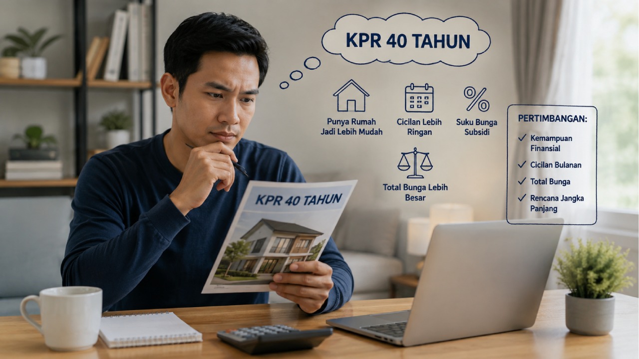KPR 40 Tahun: Cicilan per Bulan, Simulasi Angsuran, dan Keuntungannya