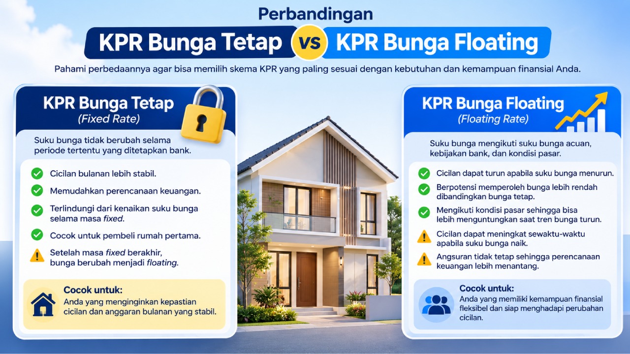 simulasi kpr bunga tetap vs floating