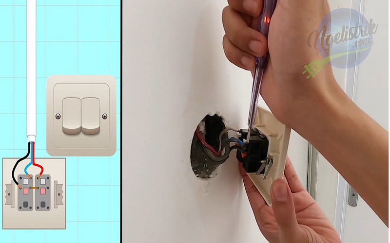 Double switch installation