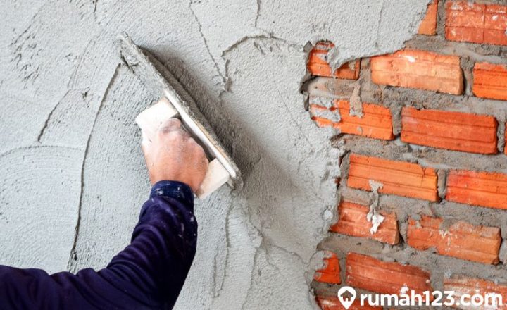 plester acian dinding