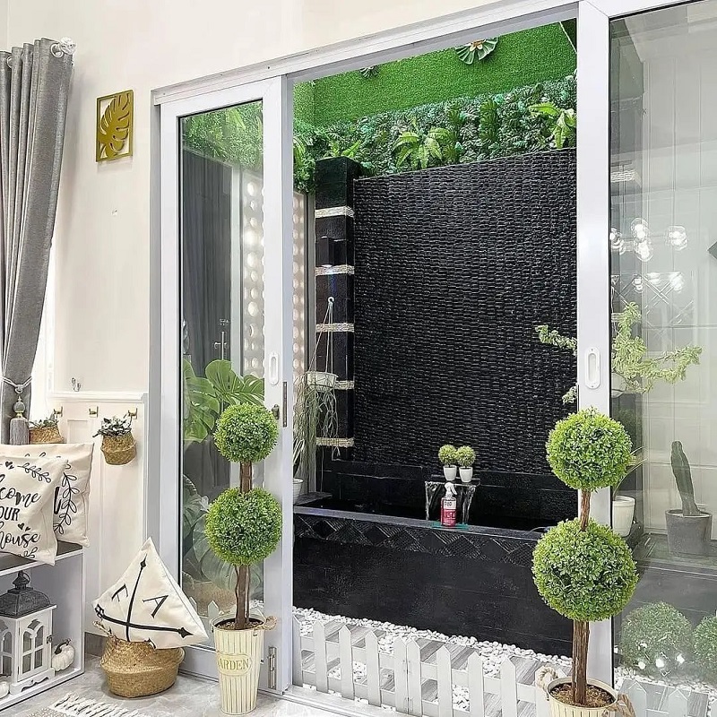Vertical white concept
