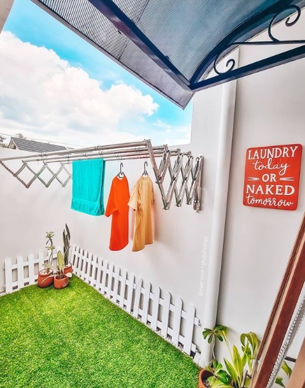 folding wall clothesline pattern