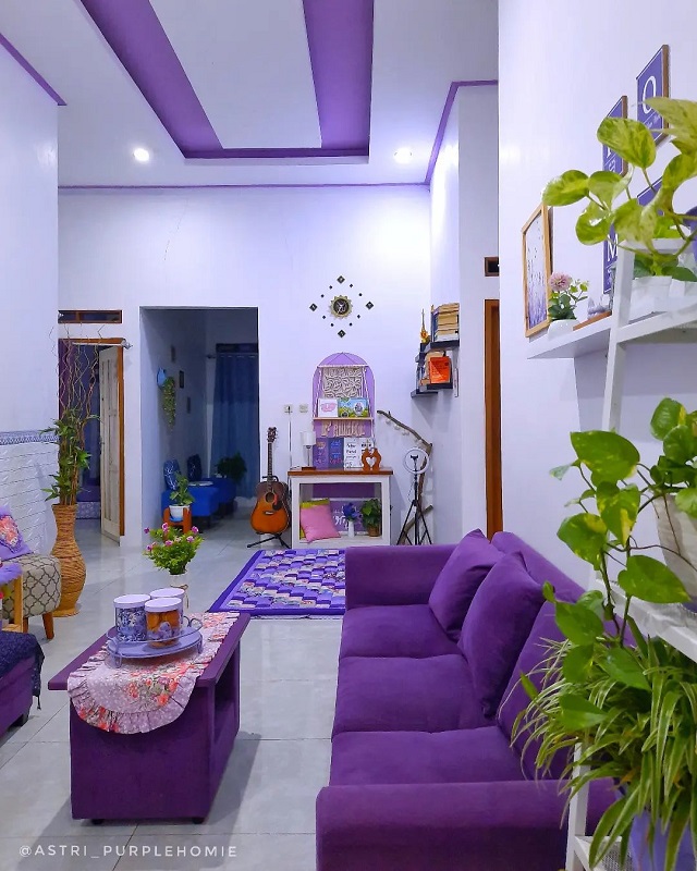 Attractive purple color