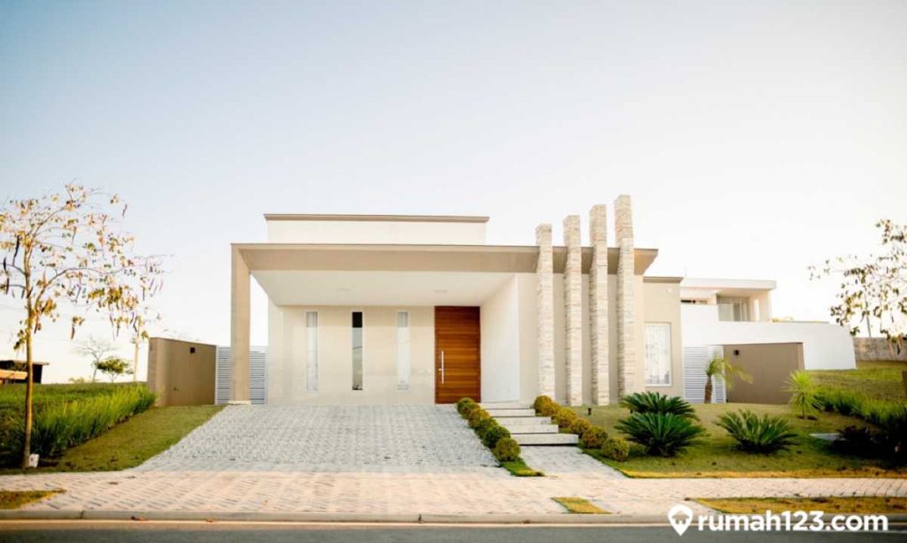 8 Contoh Kombinasi Cat Rumah Warna Cream Susu, Terasa Hangat