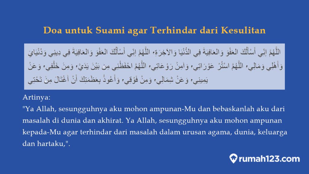 8 Doa untuk Suami yang Sedang Bekerja Mencari Rezeki. Mustajab!