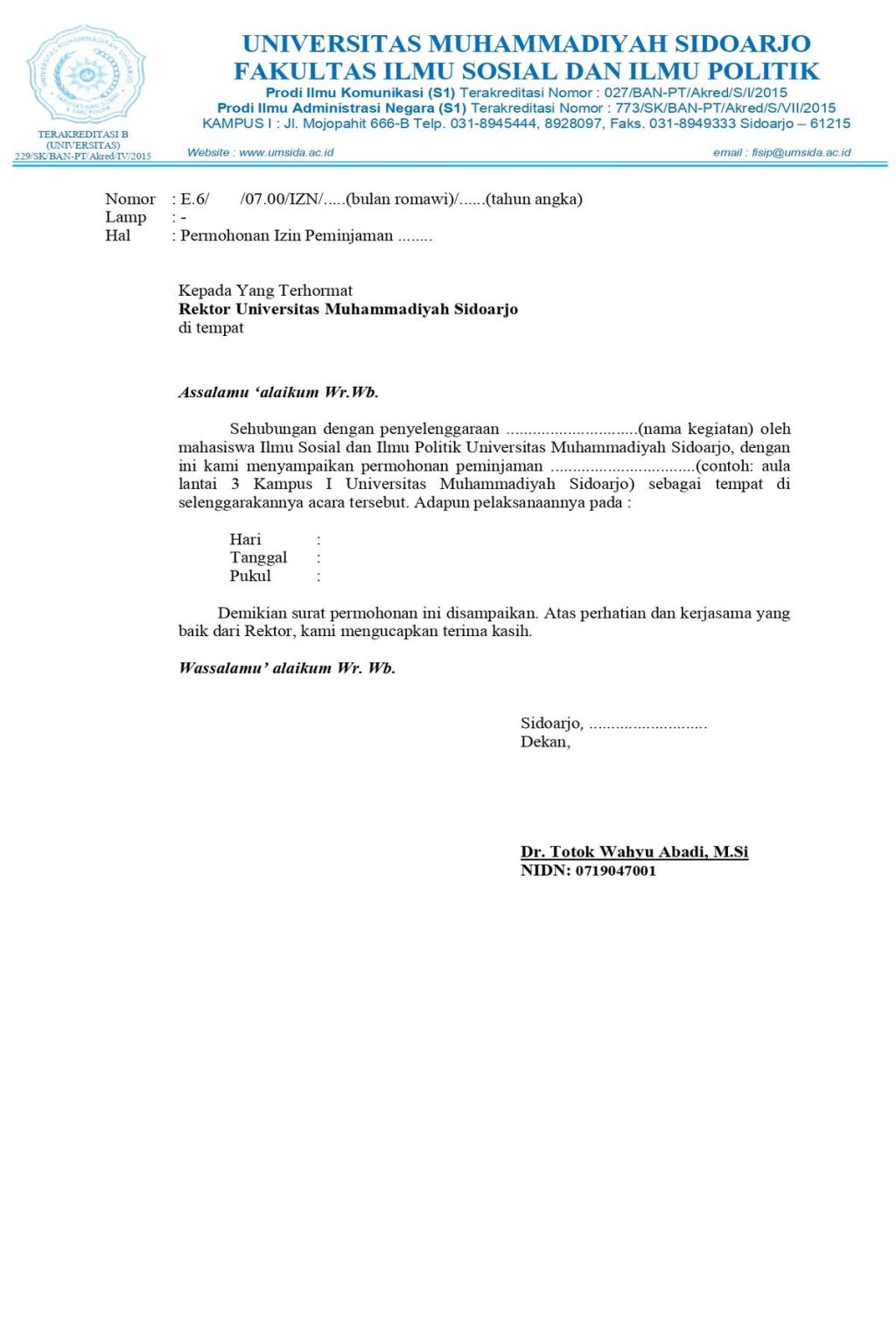 13 Contoh Surat Peminjaman Gedung, Download PDF dan Word