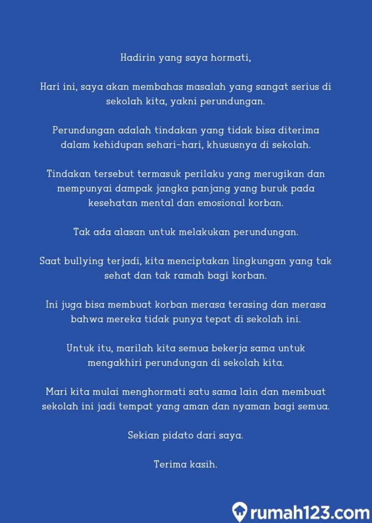 12 Contoh Pidato tentang Bullying Singkat. Penuh Pesan!