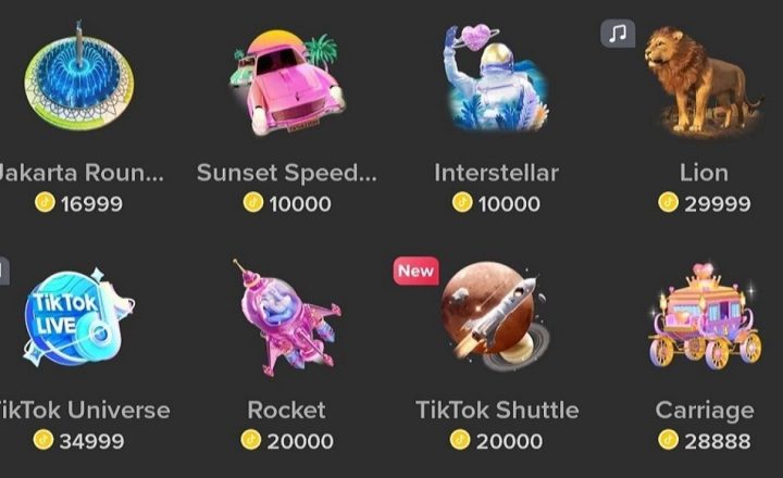 harga gift tiktok
