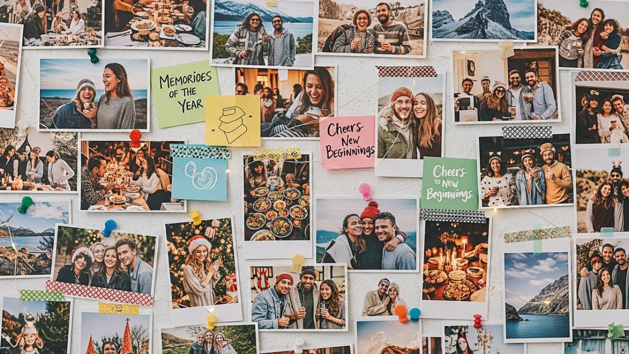 Wall Collage Foto Kenangan Akhir Tahun