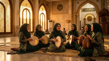 Ilustrasi grup rebana