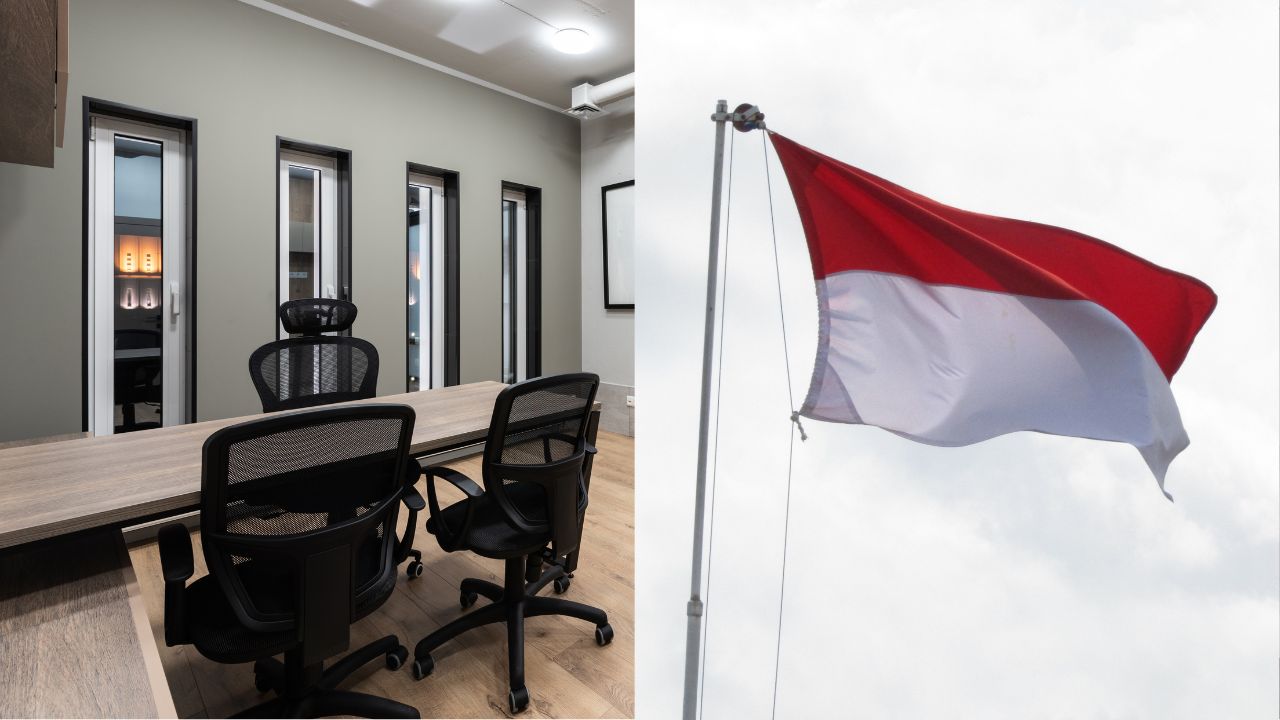 Dekorasi 17 Agustus di Kantor