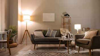 ide dekorasi rumah pakai lampu