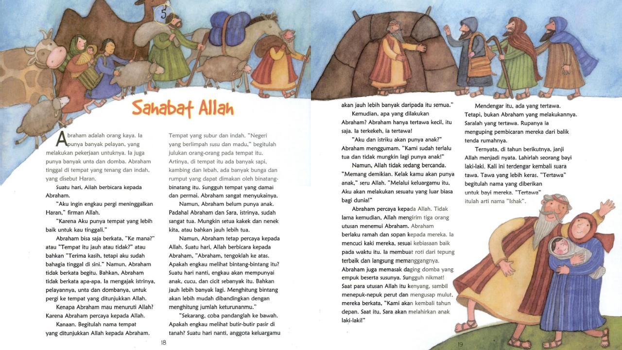 Cerita Natal Bergambar Anak Sekolah Minggu