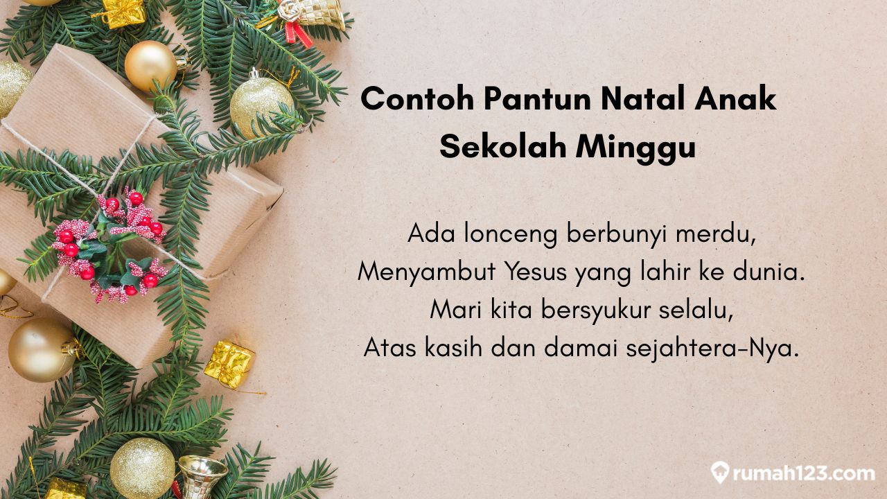 Contoh Pantun Natal Anak Sekolah Minggu
