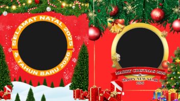Twibbon Natal dan Tahun Baru 2026